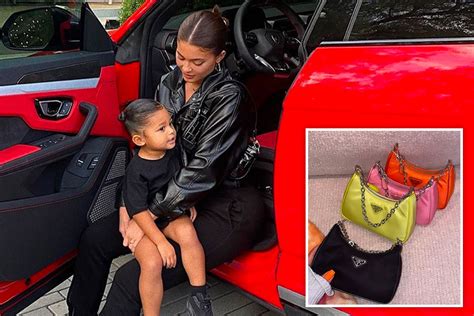 kylie jenner buys stormi prada bags|Kylie Jenner shares behind.